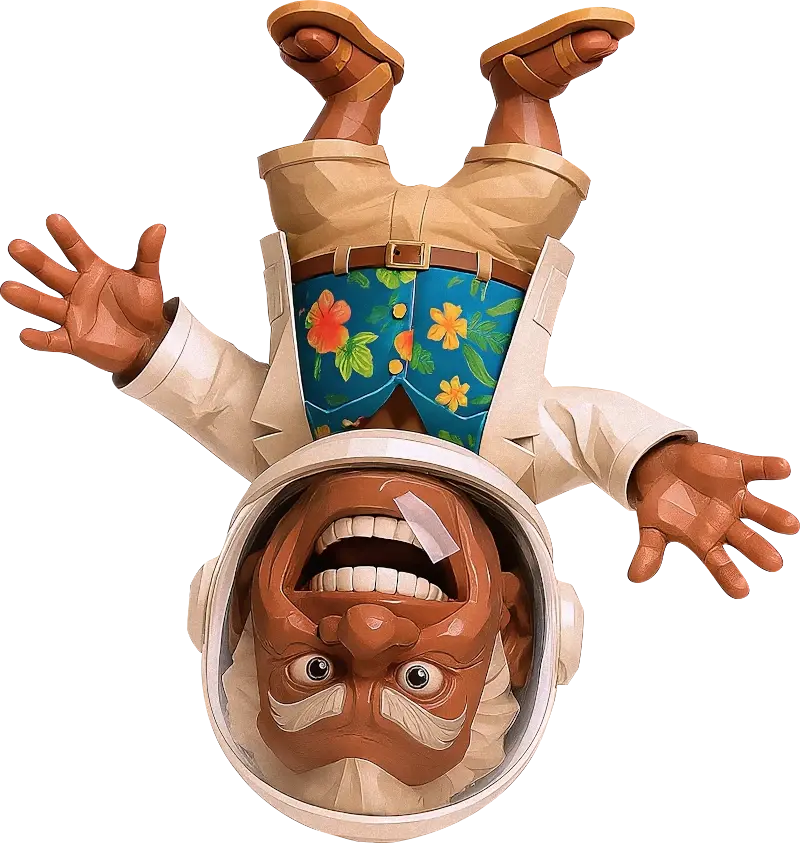 Floating character 1